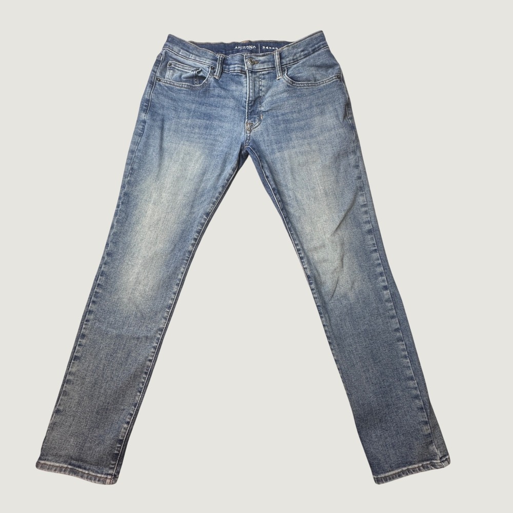 Arizona Jean Co Jeans Mens 34x29 (31x29) Slim Blue Stretch Denim Medium Wash